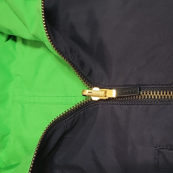 Lauren Ralph Lauren Women's Reversible Vest Small Blue/Green *(Hoddie Missing) - Picture 7 of 16